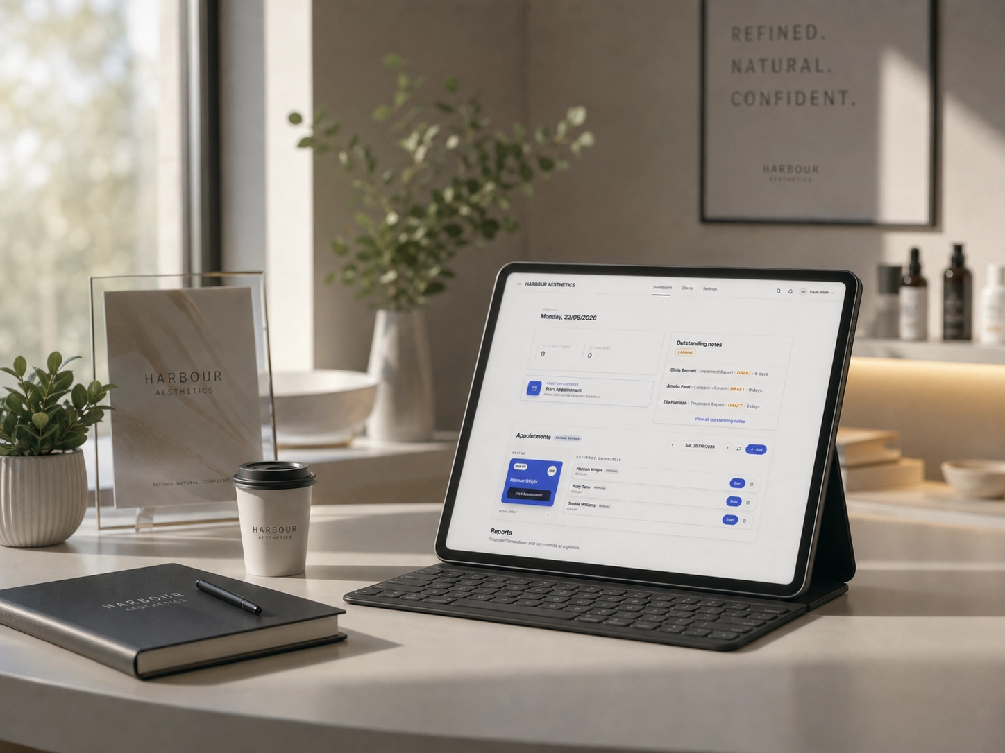 Clinic dashboard overview